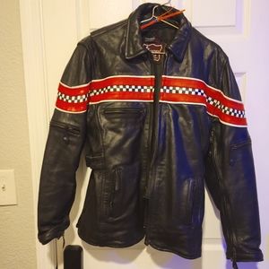Women's XL Genuine Leather Motorcycle Jacket